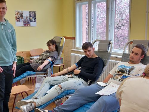 Megtartottuk a tanév II. félévének véradását.